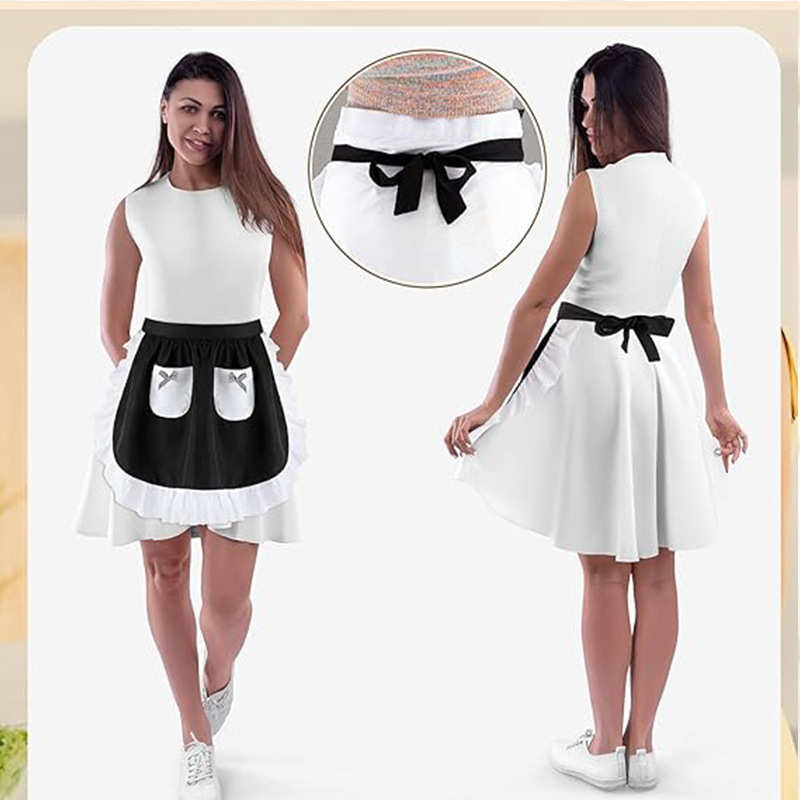 Elegant Lace Short Apron With  - огляд і ціна Home Cooking Service