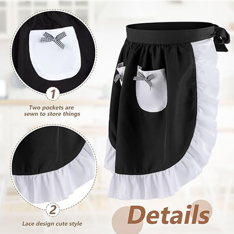Elegant Lace Short Apron With  - огляд і ціна Home Cooking Service