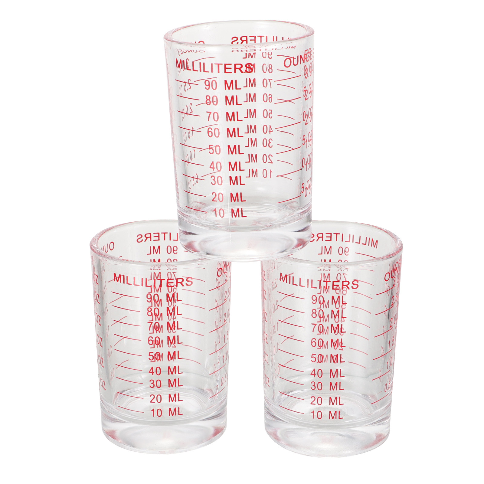 3Pcs Glass Measuring Cups Set  - огляд і ціна Home Cooking In