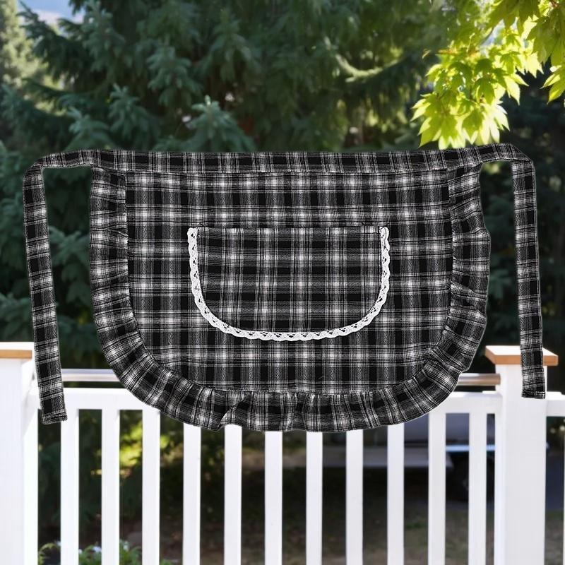 Apron Square Check Half Waist  - огляд і ціна Home Cooking Service